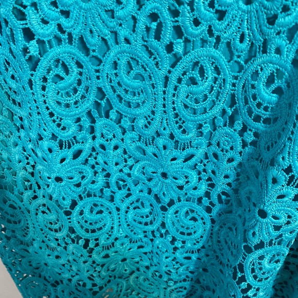 18/20 Lane Bryant turquoise sleeveless shirt - Picture 7 of 8